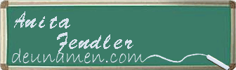 Anita Fendler Visitenkarte
